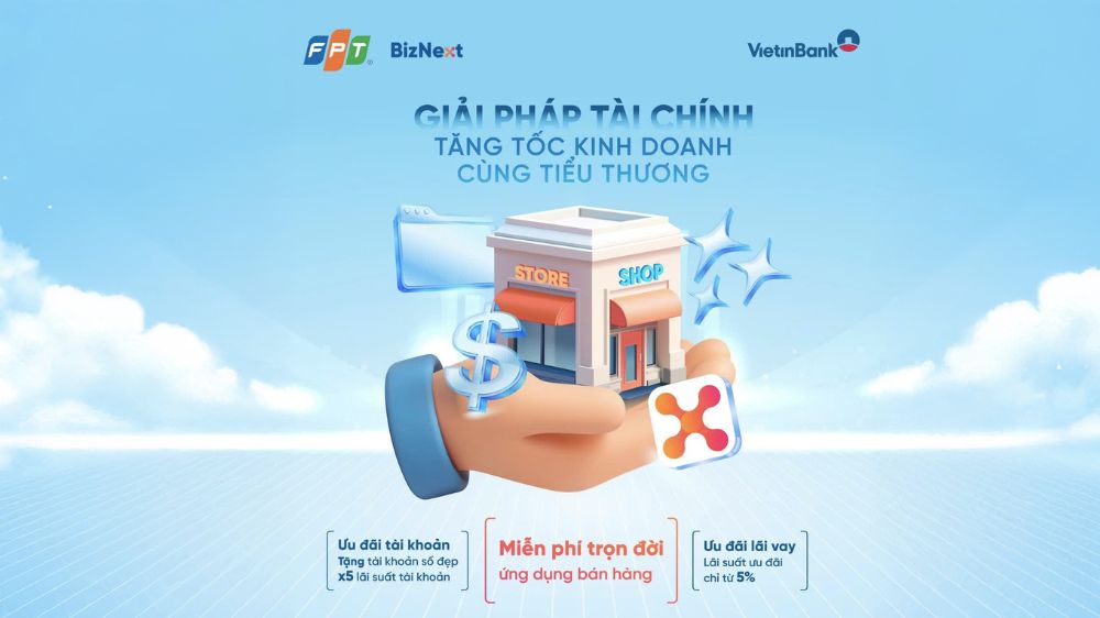 FPT BizNext phối hợp cùng VietinBank đồng hành cùng tiểu thương bứt phá kinh doanh