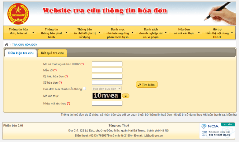 Gợi ý 2 trang web tra cứu hóa đơn Chính xác, Nhanh chóng
