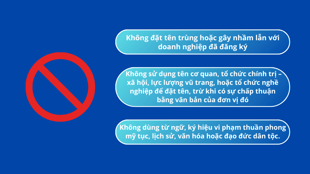 3 không khi đặt tên công ty 