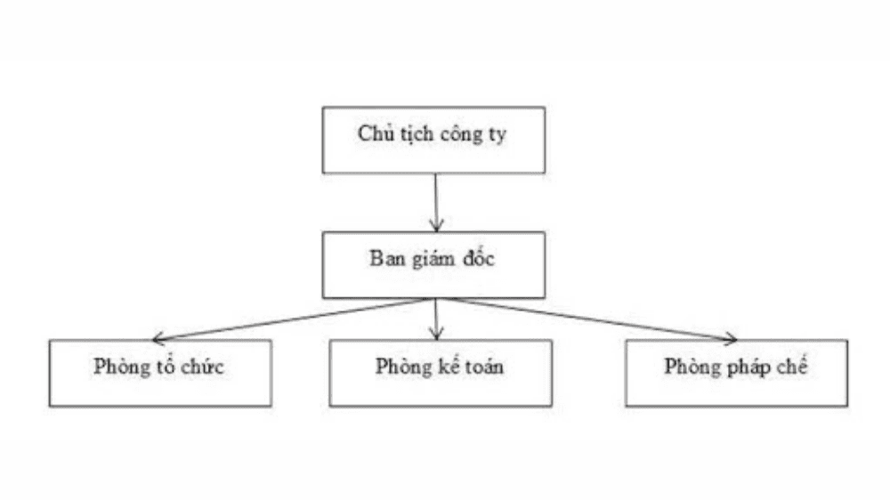 Sơ đồ tổ chức công ty TNHH 1 thành viên