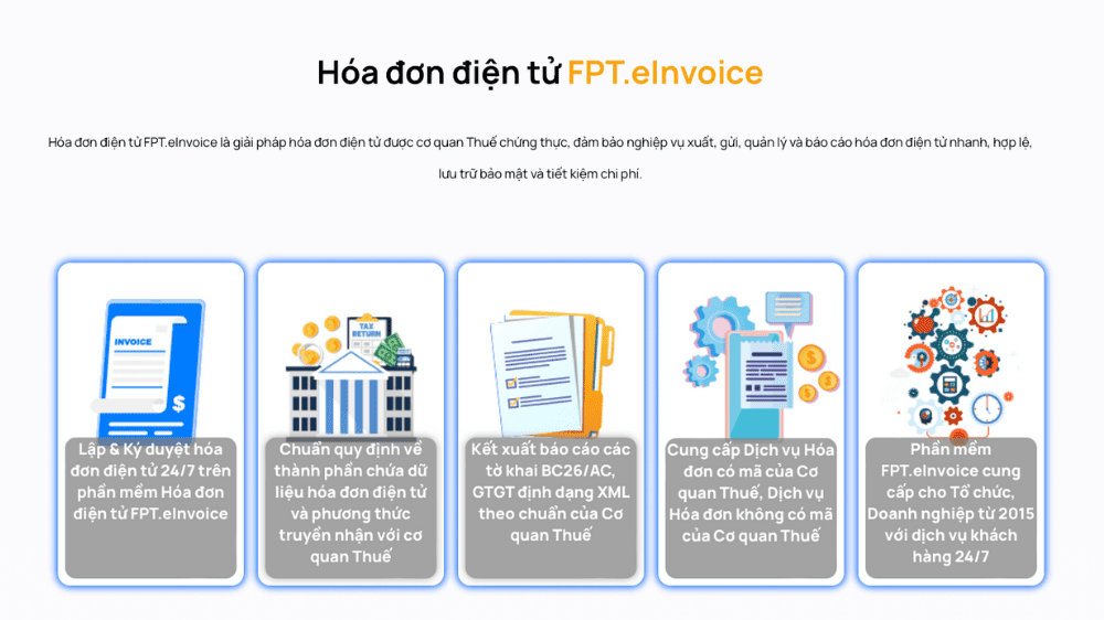 Ưu điểm nổi bật của FPT eInvoice