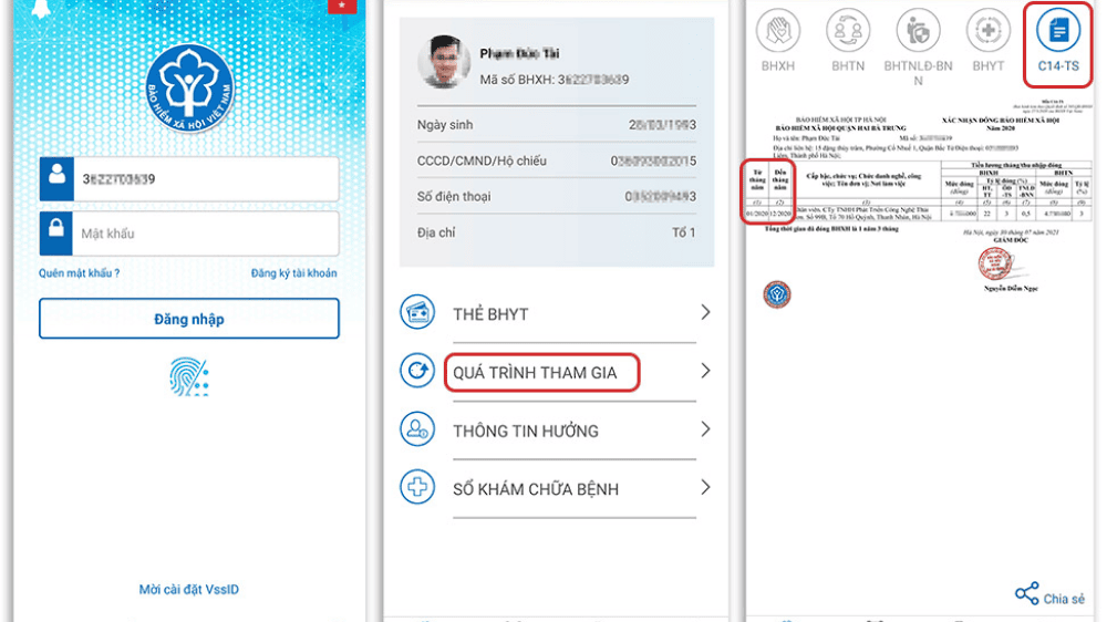Xem trên ứng dụng VSSID