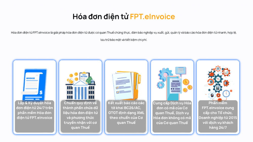 Ưu điểm nổi bật của FPT eInvoice