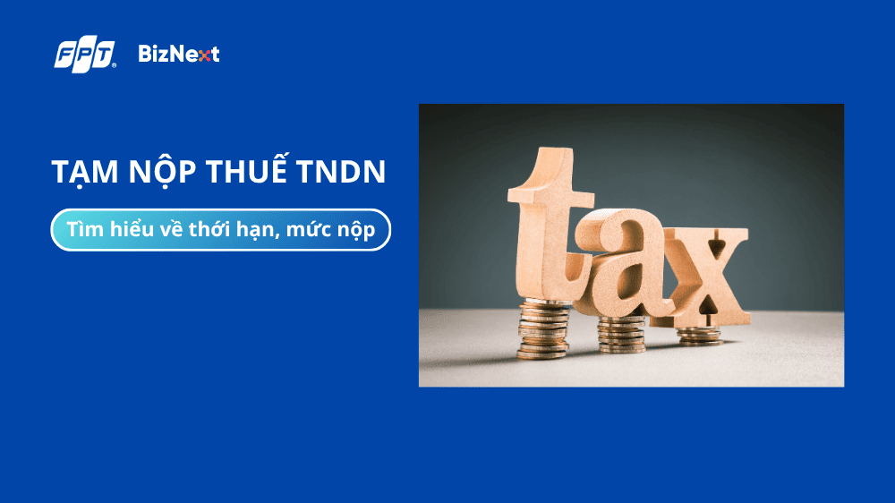 Thời hạn tạm nộp thuế TNDN và quy định chi tiết về mức nộp