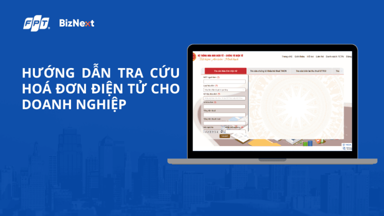 Hướng dẫn tra cứu hoá đơn điện tử
