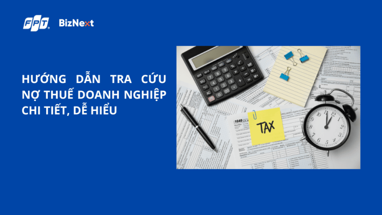 Tra cứu nợ thuế doanh nghiệp