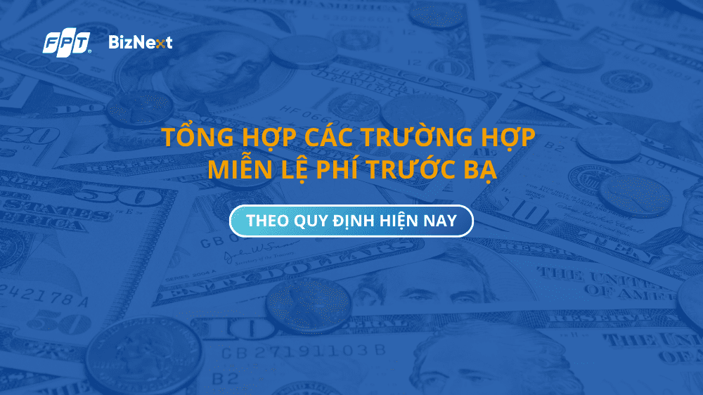 Các trường hợp miễn lệ phí trước bạ