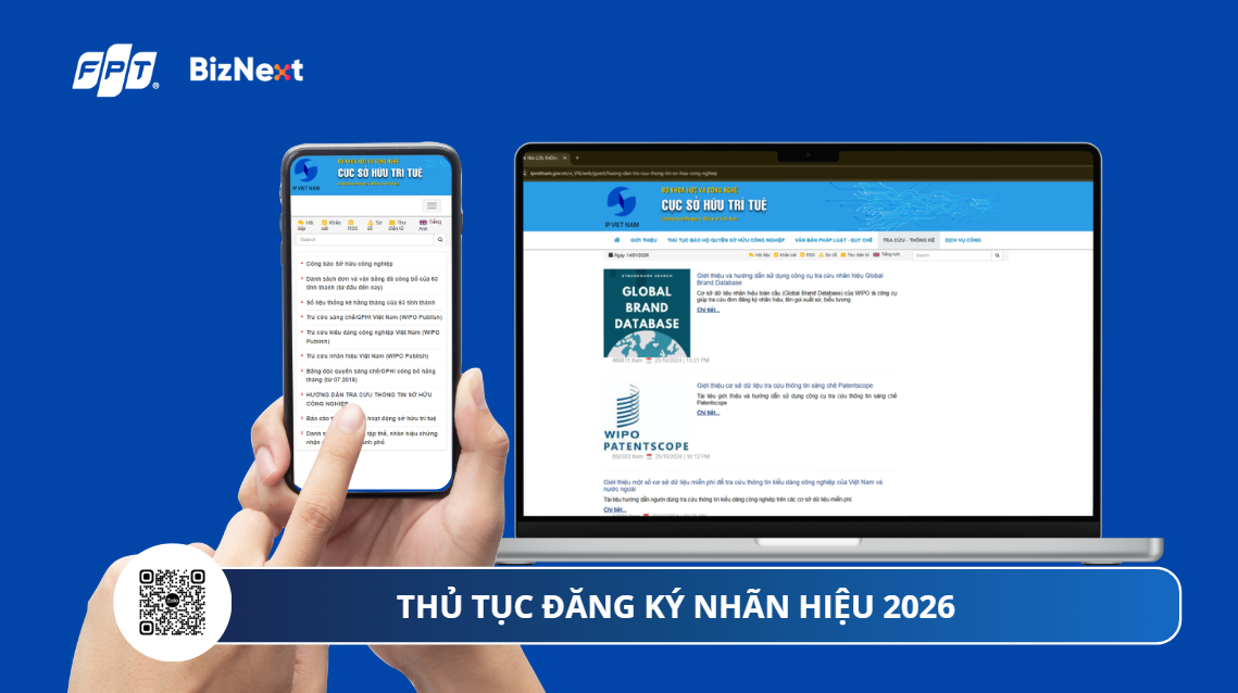 Thủ tục đăng ký nhãn hiệu 2026: Hướng dẫn chi tiết A-Z